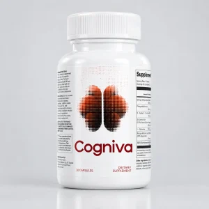 Cogniva cognitive support dietary supplement, 30 capsules - front label
