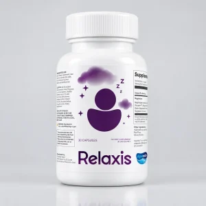Relaxis magnesium complex dietary supplement, 30 capsules - front label